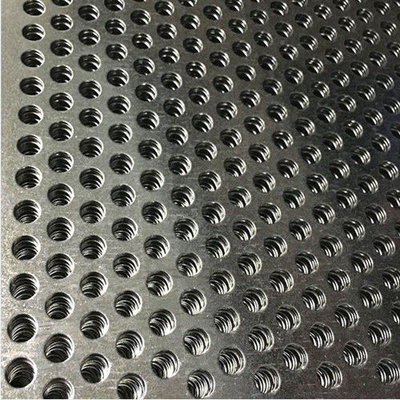 φ2-6mm πιάτο διατρήσεων/διατρυπημένο γαλβανισμένο φύλλο υλικό ασήμι