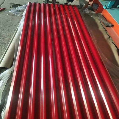 ζαρωμένο φύλλο χάλυβα πάχους 0.11.0mm PPGL για το εμπορικό κτήριο
