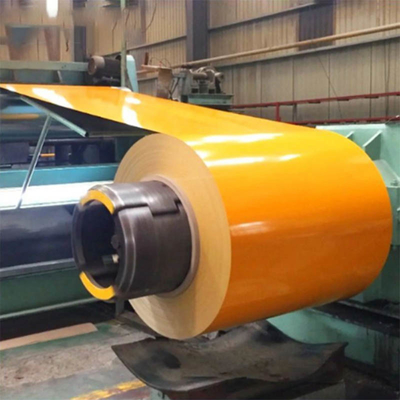 0.12mm-0.8mm PPGL Galvalume Steel Coil για την κατασκευή κυματοειδών φύλλων