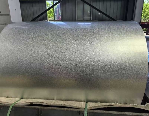 EN Πρότυπο Galvalume Steel Plate Coil Zinc Coated AZ30-AZ150g/m2 Χρωματισμένη επιφάνεια