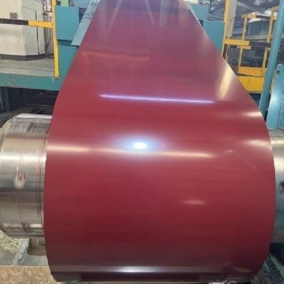 Χρωματιστή επίστρωση Προχρωματισμένη Galvalume Steel Coil αλουμινίου ψευδαργύρου για οροφές
