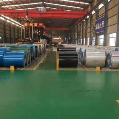 Galvalume 610mm μπλε προβερνικωμένη σπείρα χάλυβα αυτοκαθαριζόμενη