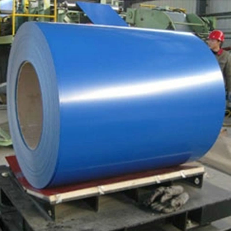 0.12mm-0.8mm PPGL Galvalume Steel Coil για την κατασκευή κυματοειδών φύλλων