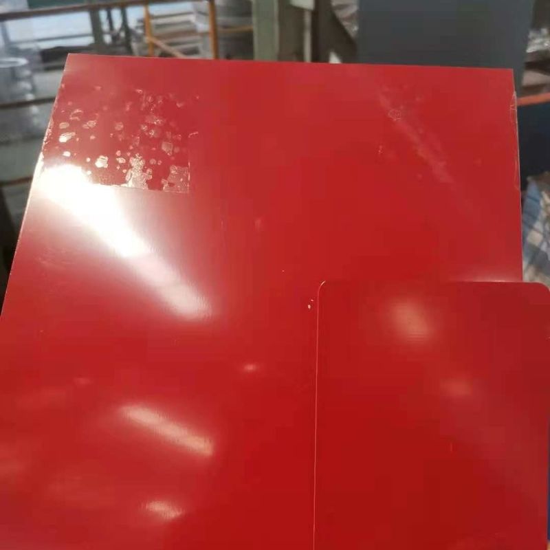 Ντυμένη PPGI PVDF ταυτότητα 610MM σπειρών JIS G3322 χάλυβα SMP χρώμα