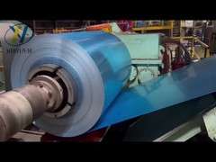 Κρυοσυσταθέντες κυλίνδροι από χάλυβα Galvalume / Strips G550 BORON ADDED SGLCC Blue AFP