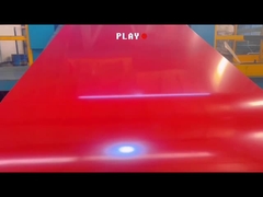 PPGL/PPGI ΣΤΑΛΟΣ ΚΟΙΛΟΣ Κεράσινο κόκκινο AFP AKZO & PE PAINT AZ80-AZ180G/m2