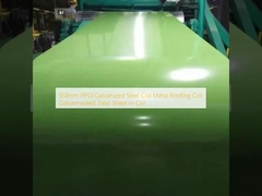 914mm PPGI Ζυγισμένο ατσάλι Coil Μεταλλική οροφή Coil Ζυγισμένο φύλλο χάλυβα In Coil