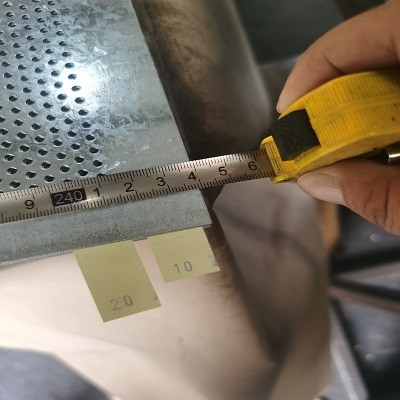 Ντυμένο διατρυπημένο αργίλιο φύλλο μετάλλων 10mm - 2500mm για την κατασκευή