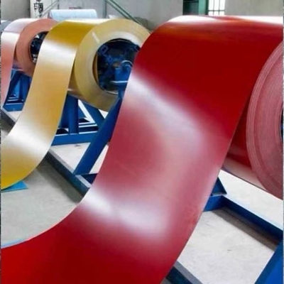 0.12mm-0.8mm Προχρωματισμένο Ζυγισμένο Σιδηροδρομικό Περιέλιγμα Για Μεταλλικό Περιέλιγμα Οροφής